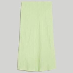 NWT Madewell green midi skirt - The Layton Midi Slip Skirt in Seedling